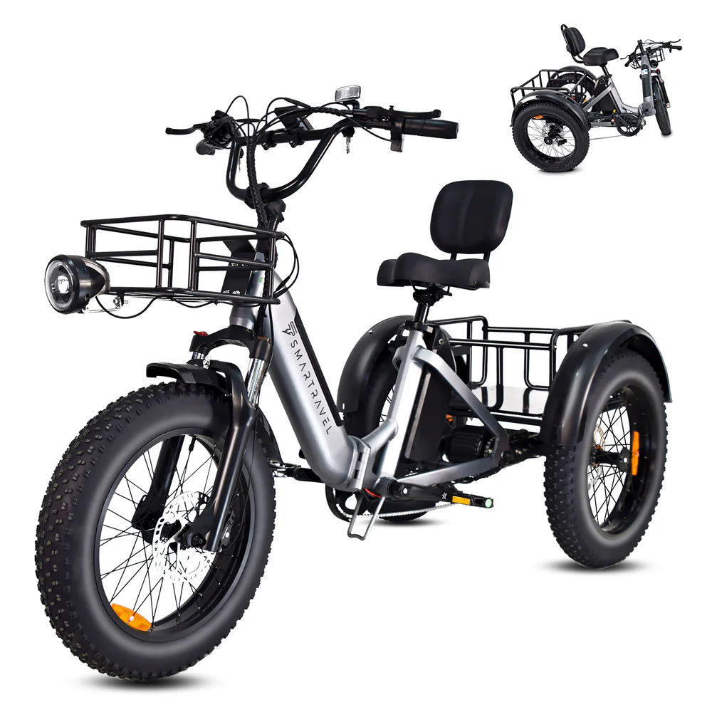 Smartravel Hauler ST301 Dual Battery Cargo Electric  Tricycle