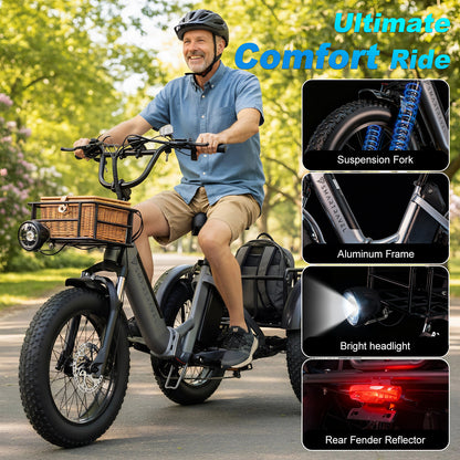 Smartravel Hauler ST301 Dual Battery Cargo Electric  Tricycle